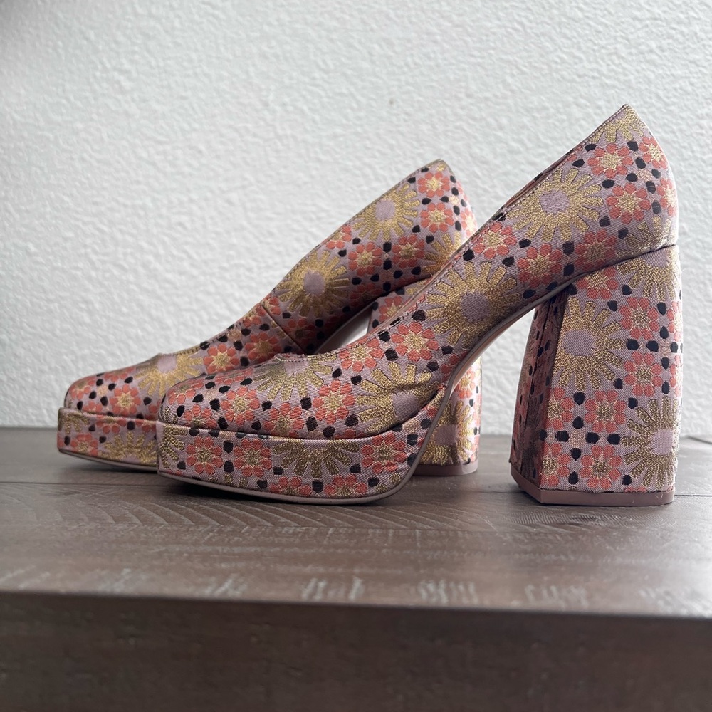 Katy Perry Collections Print Platform Pumps